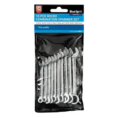 BlueSpot 12Piece Flexible Metric Ratchet Spanner Set (8-19mm)(With Case)