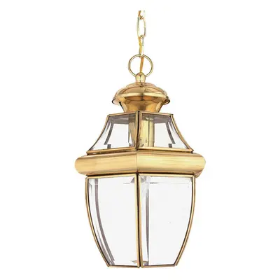 IP23 Bulb Chain Lantern Light Highly Polished Brass LED E27 100W