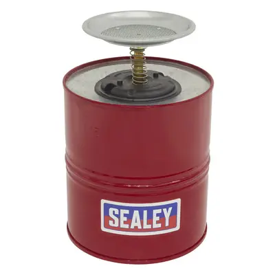 3.8 Litre Plunger Can - One Handed Operation - Flammable Liquid Dispenser