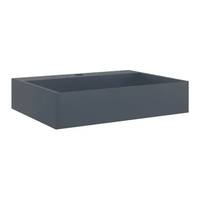 (anthracite, x x cm) vidaXL Wash Basin Vessel Sink Countertop Basin Sink Mineral Cast/Marble Cas