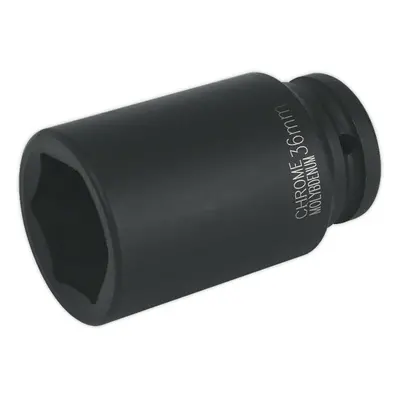 36mm Forged Deep Impact Socket - 3/4 Inch Sq Drive - Chromoly Wrench Socket