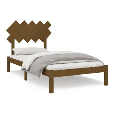 (honey brown, x cm) vidaXL Solid Wood Bed Frame Home Wooden Bed Base Bedstead Multi Colours/Size