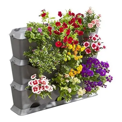 GARDENA NatureUp! Vertical Basic Set: Plant wall for vertically planting greenery on balconies/t