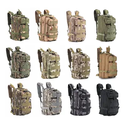 (Khaki) 40L 600D Oxford Outdoor Camping Climbing Tactical Bag Waterproof Backpack