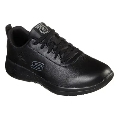 (3 UK, Black) Skechers Womens/Ladies Marsing Gmina Slip Resistant Leather Trainers