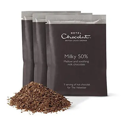 Hotel Chocolat Percent Milky Hot Chocolate (pack of Single Serve Sachets)