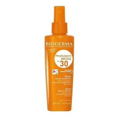 Sunscreen Oil Bronz Bioderma SPF (200 ml)