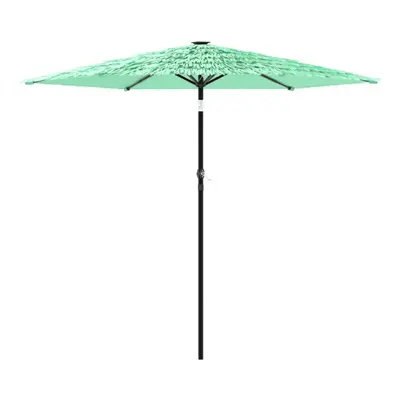 (green, x x cm) vidaXL Garden Parasol with Steel Pole Outdoor Umbrella Balcony Sun Parasol