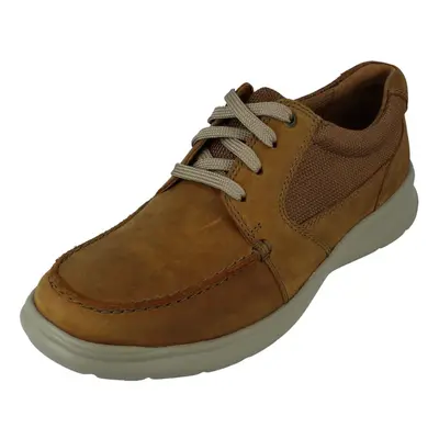 (Tan, UK 9) Mens Clarks Casual Shoes Cotrell Lane - G Fit