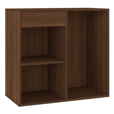 (brown oak) vidaXL Cosmetic Cabinet Dressing Room Storage Makeup Cupboard Engineered Wood