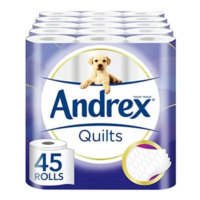 Andrex Quilts Toilet Roll Tissue Paper - Rolls