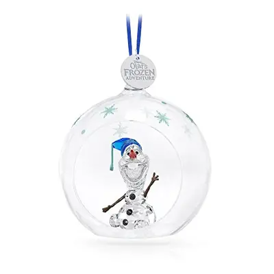 Swarovski Disney Olaf Crystal Figurine, Blue and Black Swarovski Crystals, from the Swarovski Di