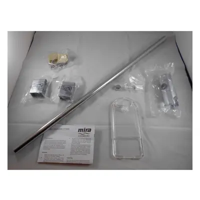 Mira Beat Universal Shower Slide Bar with Soap Dish Chrome 2.1703.018