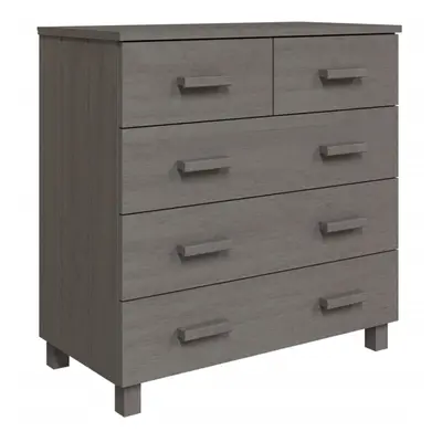 (light grey) vidaXL Sideboard Solid Wood Pine Wooden Side Cabinet Furniture Multi Colours