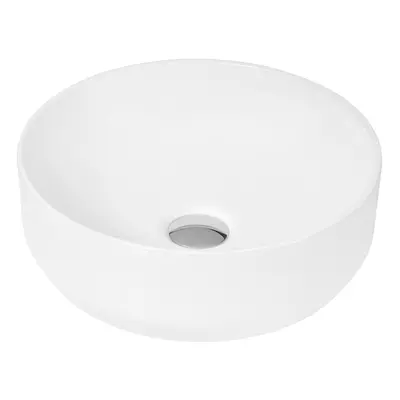 Round Ceramic Countertop Vessel without Overflow - 350mm