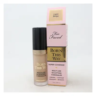 (Light Beige) Too Faced Born This Way Super Coverage Concealer 0.5oz/15ml