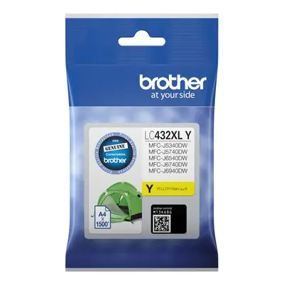 Brother LC432XL Yellow High Yield Ink Cartridge Toner LC-432XLY