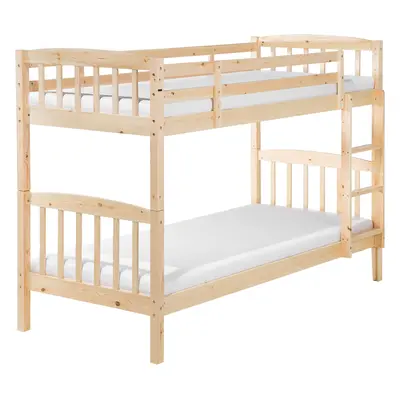 Bunk Bed REVIN x cm (EU Single) Wood Light Wood