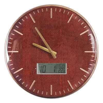 Wall Clock BRUGG Golden Brown