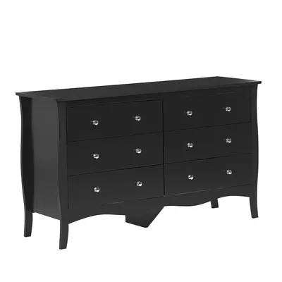 6 Drawer Chest Black WINCHESTER