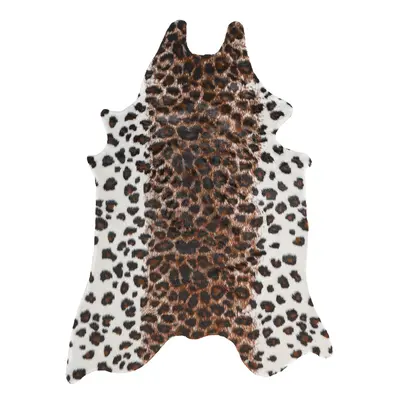 Faux Cowhide Area Rug with Spots x cm Brown and White BOGONG