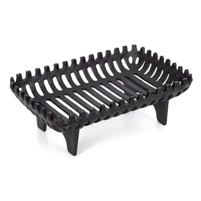 18'' Fire Log Basket Fireside Cast Iron Fireplace Open Log Burner