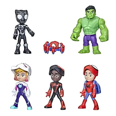 Hasbro Marvel F1486FF2 Marvel Spidey and His Amazing Friends Hero Reveal Multipack with Mask-Fli