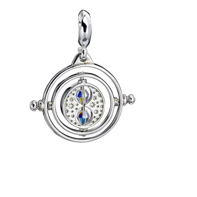 Harry Potter Sterling Silver Time Turner Slider charm with Swarovski Crystals