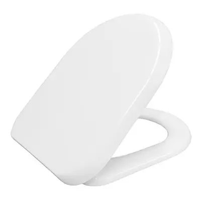 Sanremo Toilet Seat Slow Close Take Off Top Fix Thermoplast White | WC seat with Take Off Top Fi