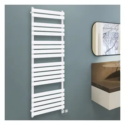 (1800x600mm, White) WarmeHaus Thermostatic Heated Towel Rail Prefilled Electric Heated Towel Rai