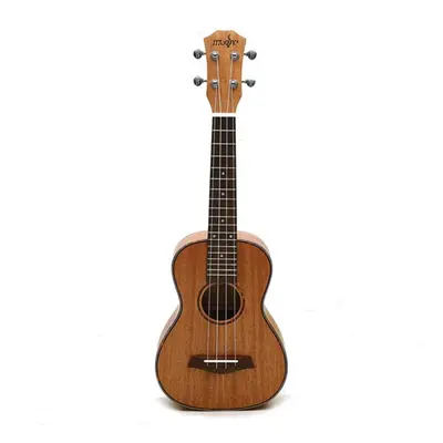 (26 Inch) Inch Ukulele Natural Mahogany Wood Nylon String Beginner Musical Instrument