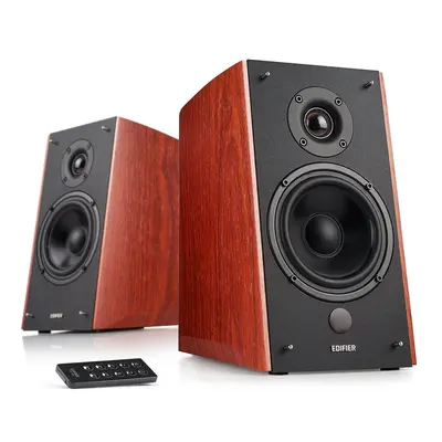 Edifier R2000DB Active 2.0 Bluetooth Bookshelf Speaker Set - Brown