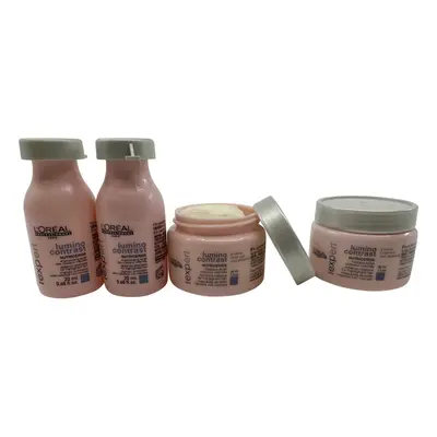 L'Oreal Lumino Contrast Radiance Shampoo .68 OZ & Radiance Mask OZ Set of