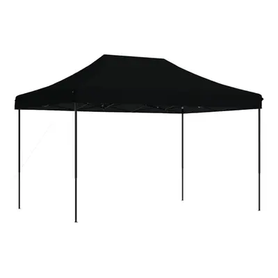 (black, without sidewall) vidaXL Foldable Party Tent Pop-Up with Sidewalls Patio Gazebo Canopy S