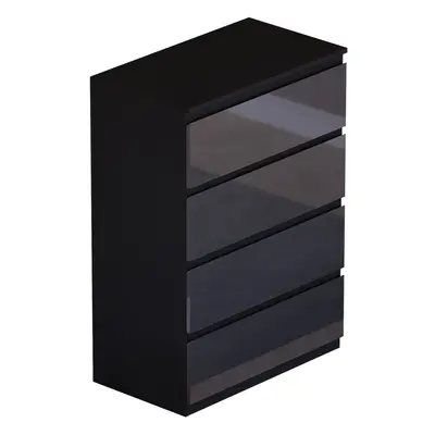 (Black) Glinton Modern Drawer Chest Bedroom Home Storage