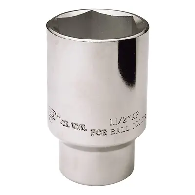 Draper Expert Hub Nut Socket, 1/2" Square Drive, 38mm, 1.1/2" AF