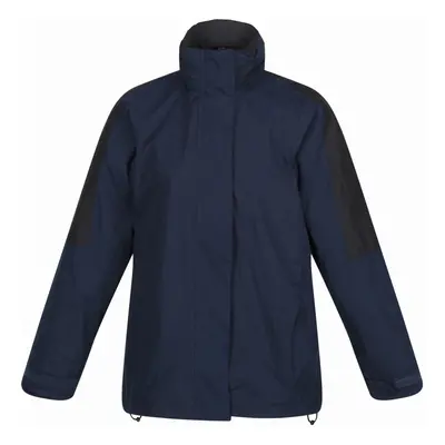 (12, Navy/Black) Regatta Womens/Ladies Defender III 3-In-1 Jacket (Waterproof & Windproof)