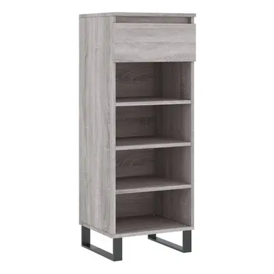 (grey sonoma) vidaXL Shoe Cabinet Shoe Cupboard Shoe Storage Rack Shelf Engineered Wood