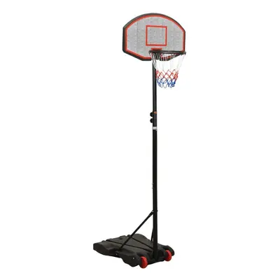 (black) vidaXL Basketball Stand Polyethene Basketball Hoop Stand Post Black/White