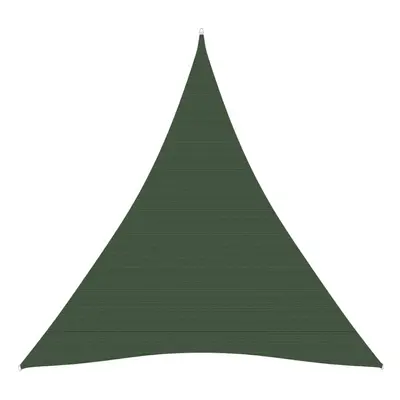 vidaXL Sunshade Sail g/mÂ² Dark Green 4x5x5 m HDPE Sunscreen Patio Shade