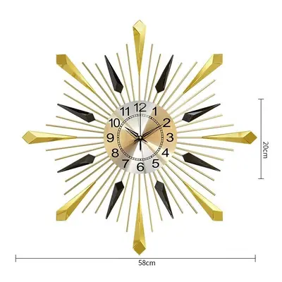 (S) 58CM/68CM Nordic Wall Clock Fashion Personality Creative Wall Clock Living Room Home Modern 