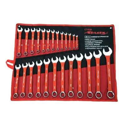 Combination Spanner Set, 25pc 6mm-32mm, Drop Forged (Genuine Neilsen CT0126)