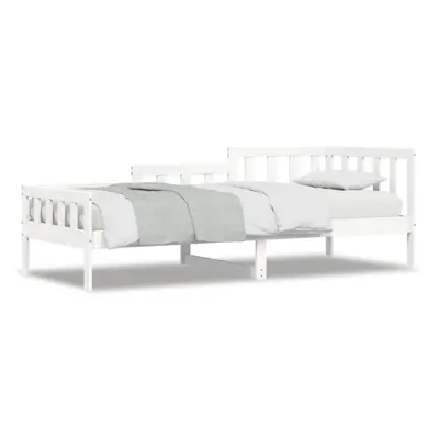 (white, x cm) vidaXL Day Bed Bedroom Sofa Bed Guest Bed Frame Daybed Couch Solid Wood Pine