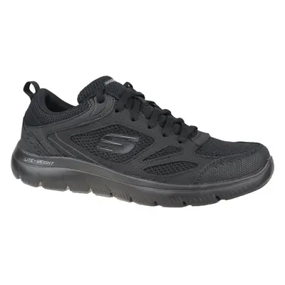 (9) Skechers Summits-South Rim 52812-BBK Mens Black sports shoes