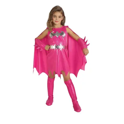 (S, Pink/Silver) Batman Childrens/Kids Batgirl Costume