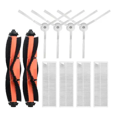 10pcs Replacements for Xiaomi Mijia G1 Vacuum Cleaner Parts Accessories Main Brushes*2 Side Brus