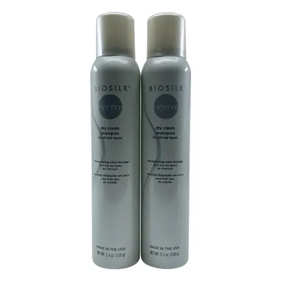 Biosilk Revive Dry Clean Shampoo 5.3 OZ Set of