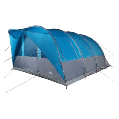 (Blue, 7-person) vidaXL Family Tent Tunnel 7-Person Lightweight Tent Camping Tent Waterproof