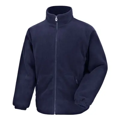 (4XL, Navy) Result Core Mens Quilted Polartherm Winter Fleece Jacket