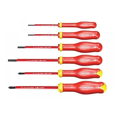 Facom Protwist Vde Screwdiver Set 6Pce Ph/Sl